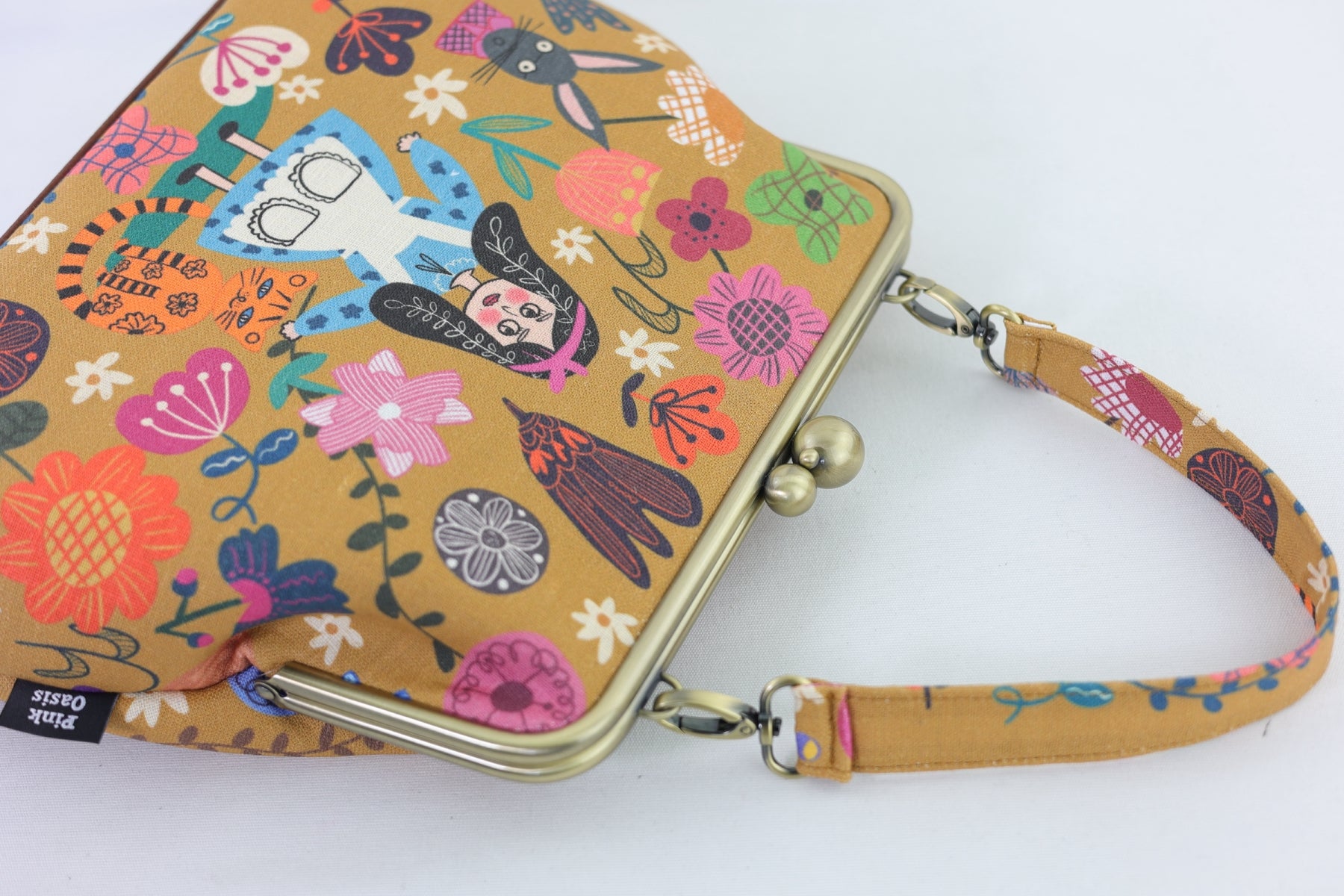 Alice in Wonderland Mustard Crossbody Bag | PINK OASIS