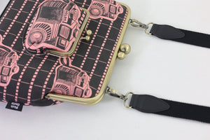 Vintage Camera Handbag and Crossbody 2 Way Bag | PINK OASIS