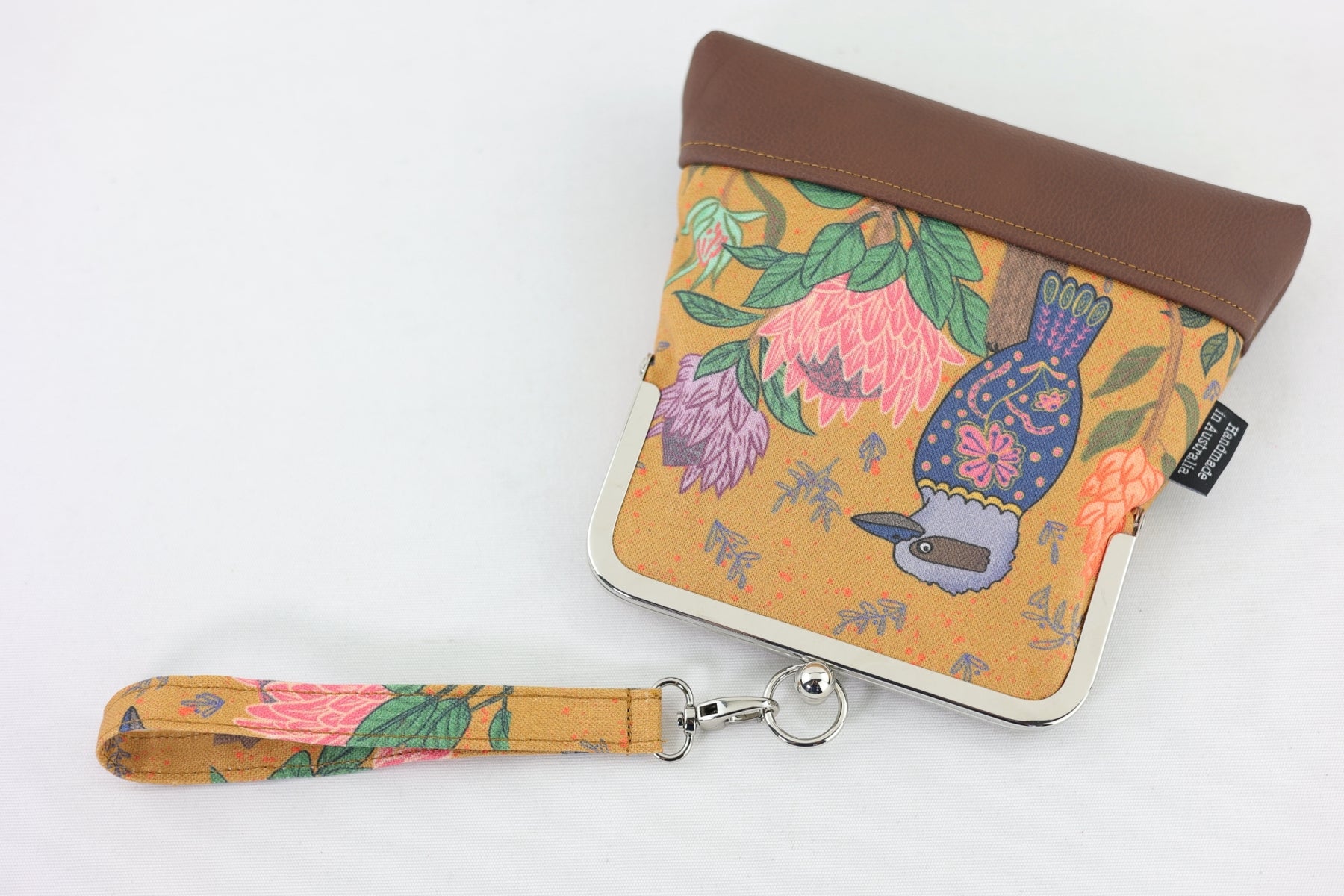 Kookaburra and Proteas Wristlet | PINK OASIS