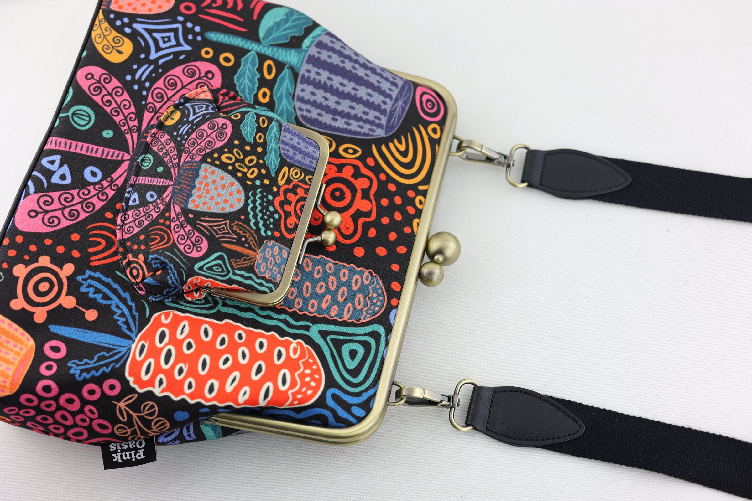 Banksia Garden Handbag and Crossbody 2 Way Bag | PINK OASIS