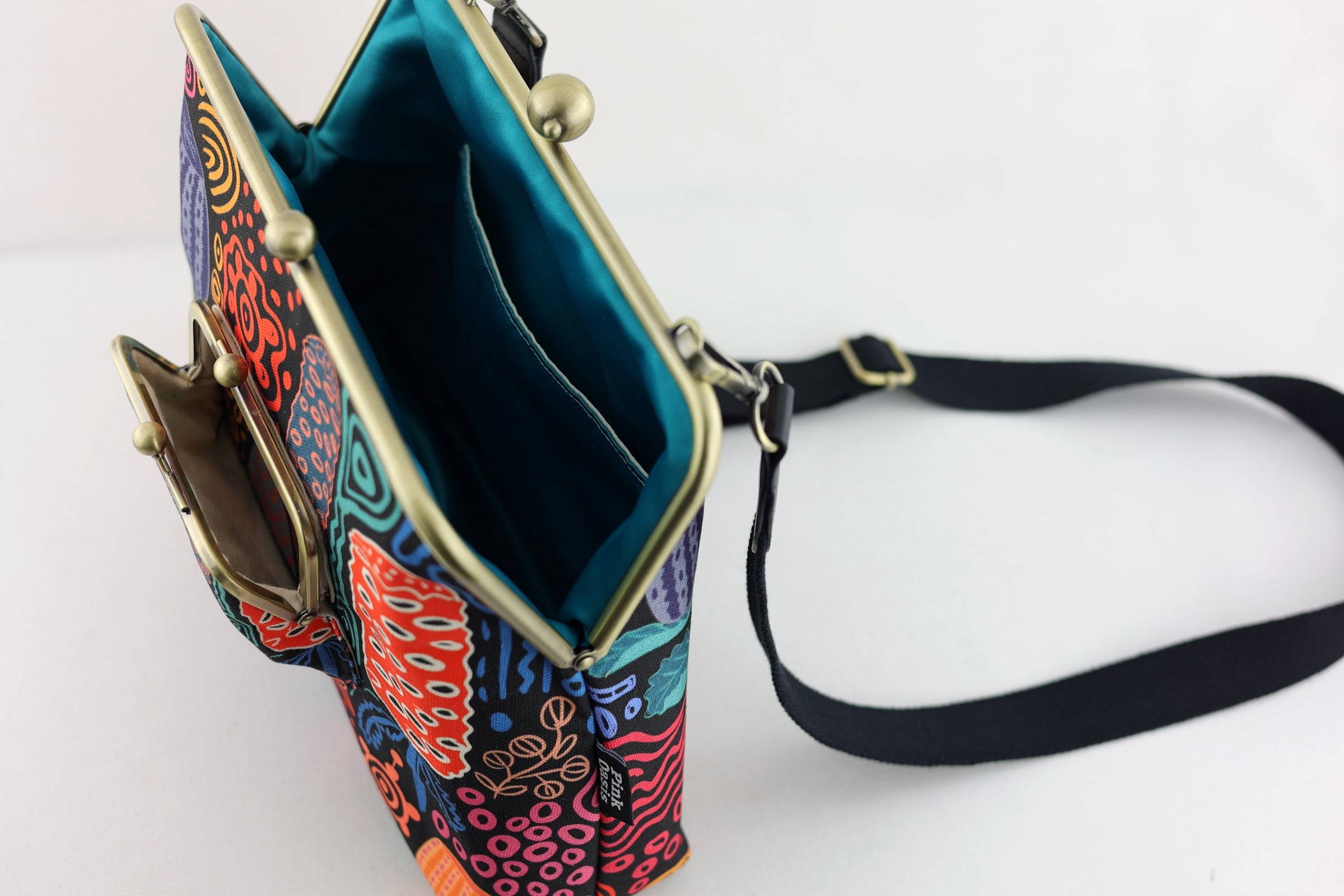 Banksia Garden Handbag and Crossbody 2 Way Bag | PINK OASIS