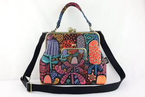 Banksia Garden Handbag and Crossbody 2 Way Bag | PINK OASIS