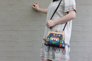 Rainbow Protea Clutch Bag Handmade in Australia | PINK OASIS