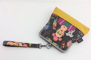 Frida Down Under Wristlet with Chain | PINK OASIS