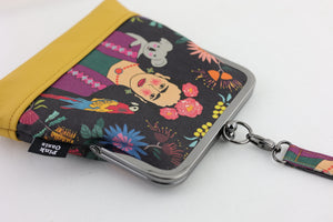 Frida Down Under Wristlet with Chain | PINK OASIS