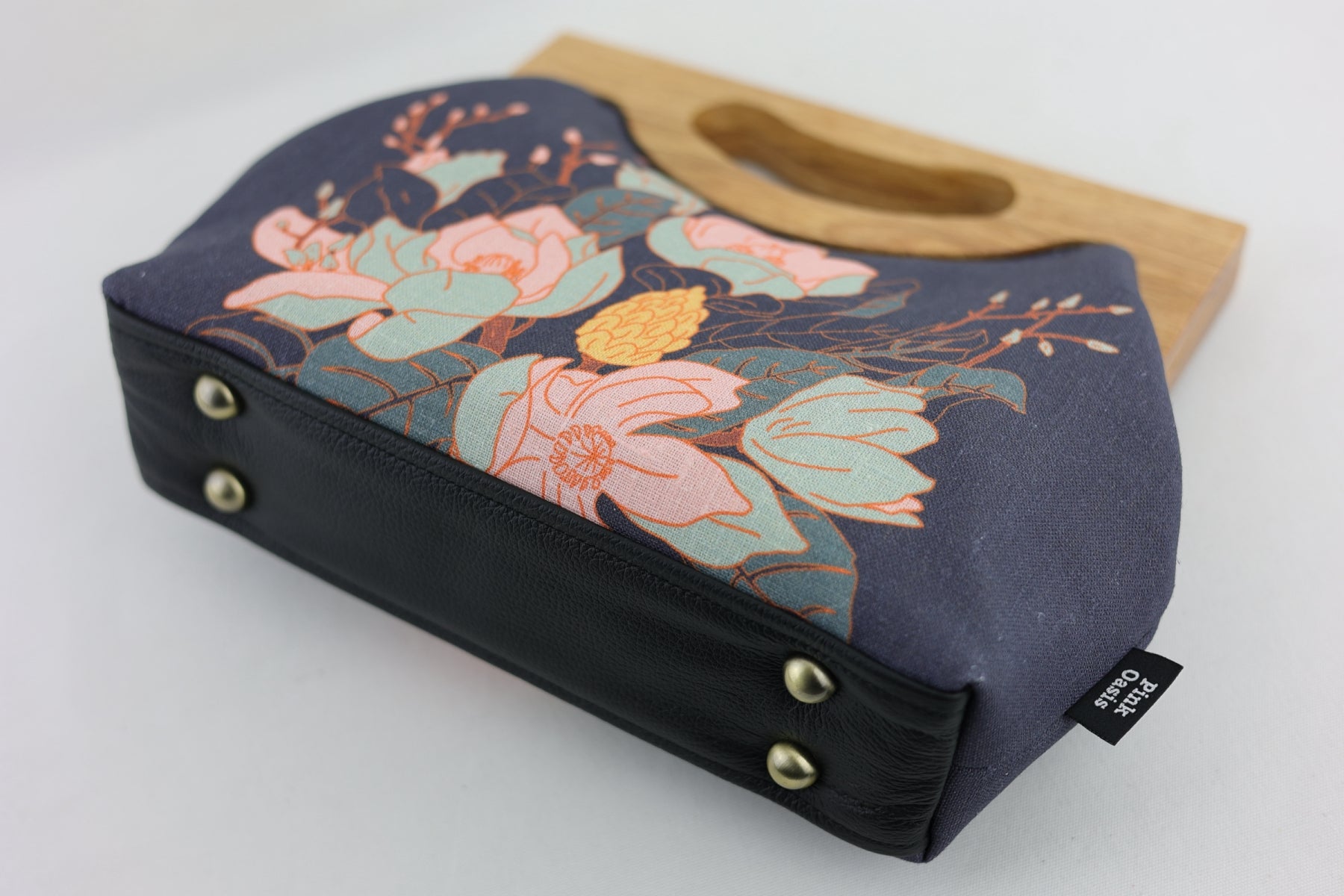 Magnolia Floral Medium Women's Clutch Bag | PINK OASIS