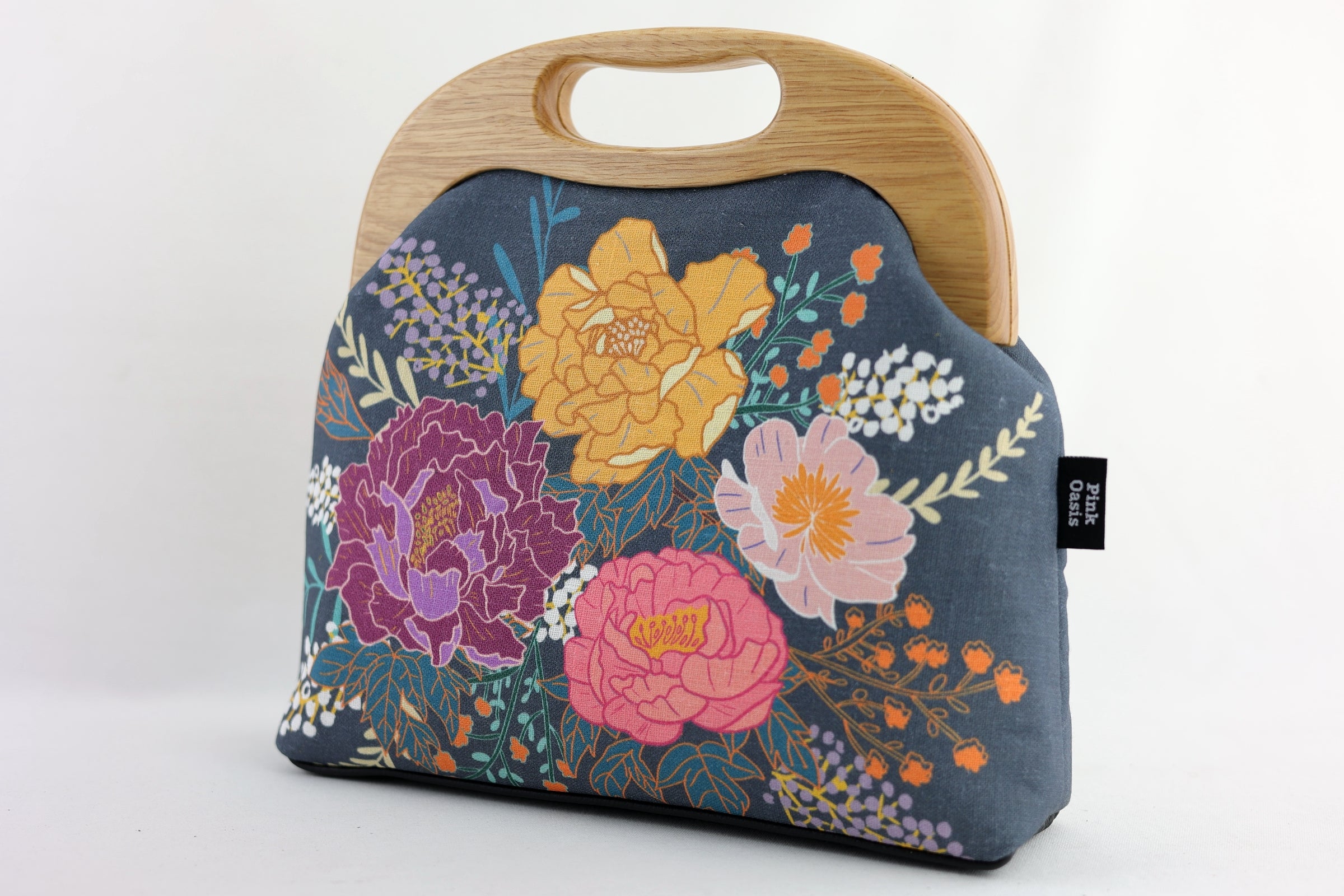 Peonies Garden Flowers Women's Clutch Bag | PINK OASIS