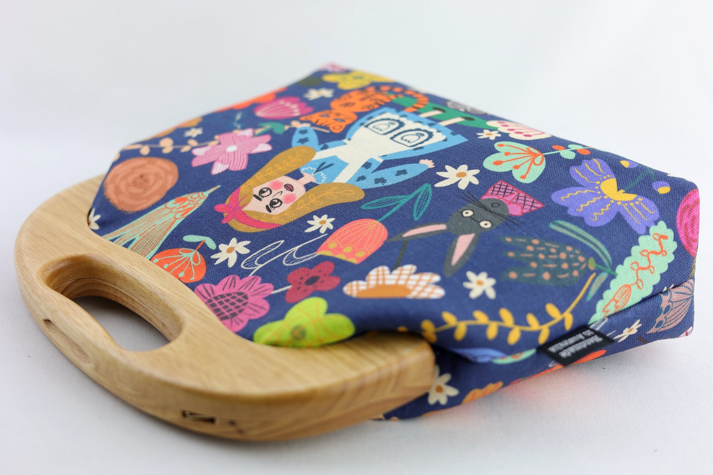 Alice in wonderland Clutch Bag Handmade in Australia | PINK OASIS