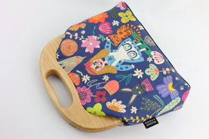 Alice in wonderland Clutch Bag Handmade in Australia | PINK OASIS
