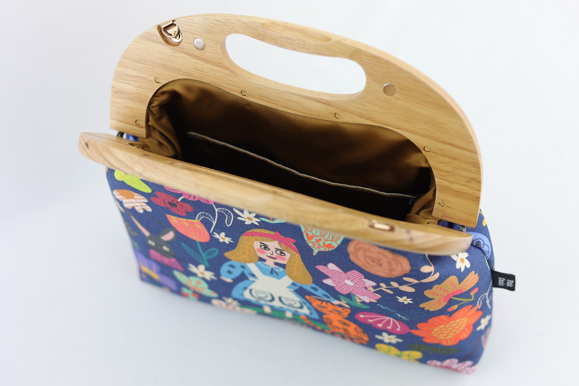 Alice in wonderland Clutch Bag Handmade in Australia | PINK OASIS