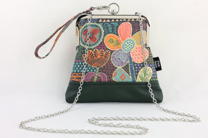 Doodle Flora Wristlet Bag Handmade in Australia | PINK OASIS
