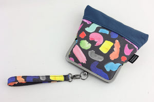 Colourful Brushes Wristlet Bag Handmade in Australia | PINK OASIS