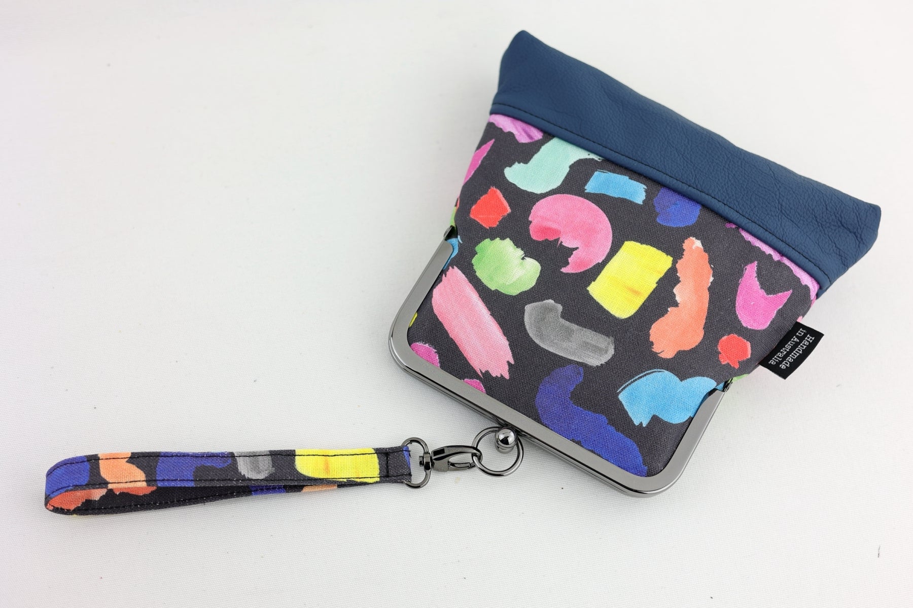 Colourful Brushes Wristlet Bag Handmade in Australia | PINK OASIS