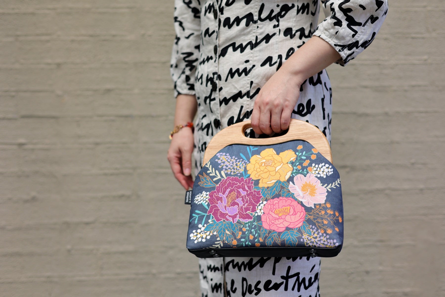 Peonies Garden Flowers Women's Clutch Bag | PINK OASIS