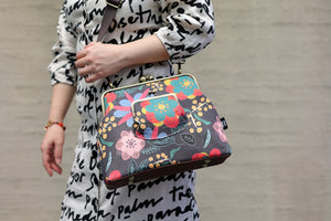 Backyard Garden Handbag and Crossbody 2 Way Bag | PINK OASIS