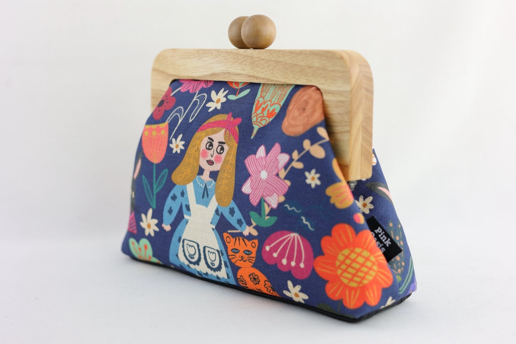 Alice in Wonderland Blue Clutch Bag | PINK OASIS