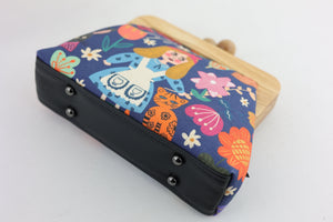 Alice in Wonderland Blue Clutch Bag | PINK OASIS