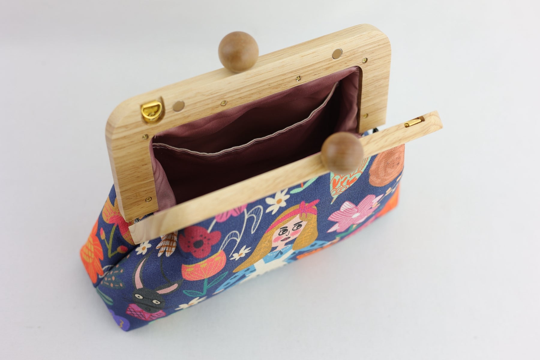Alice in Wonderland Blue Clutch Bag | PINK OASIS