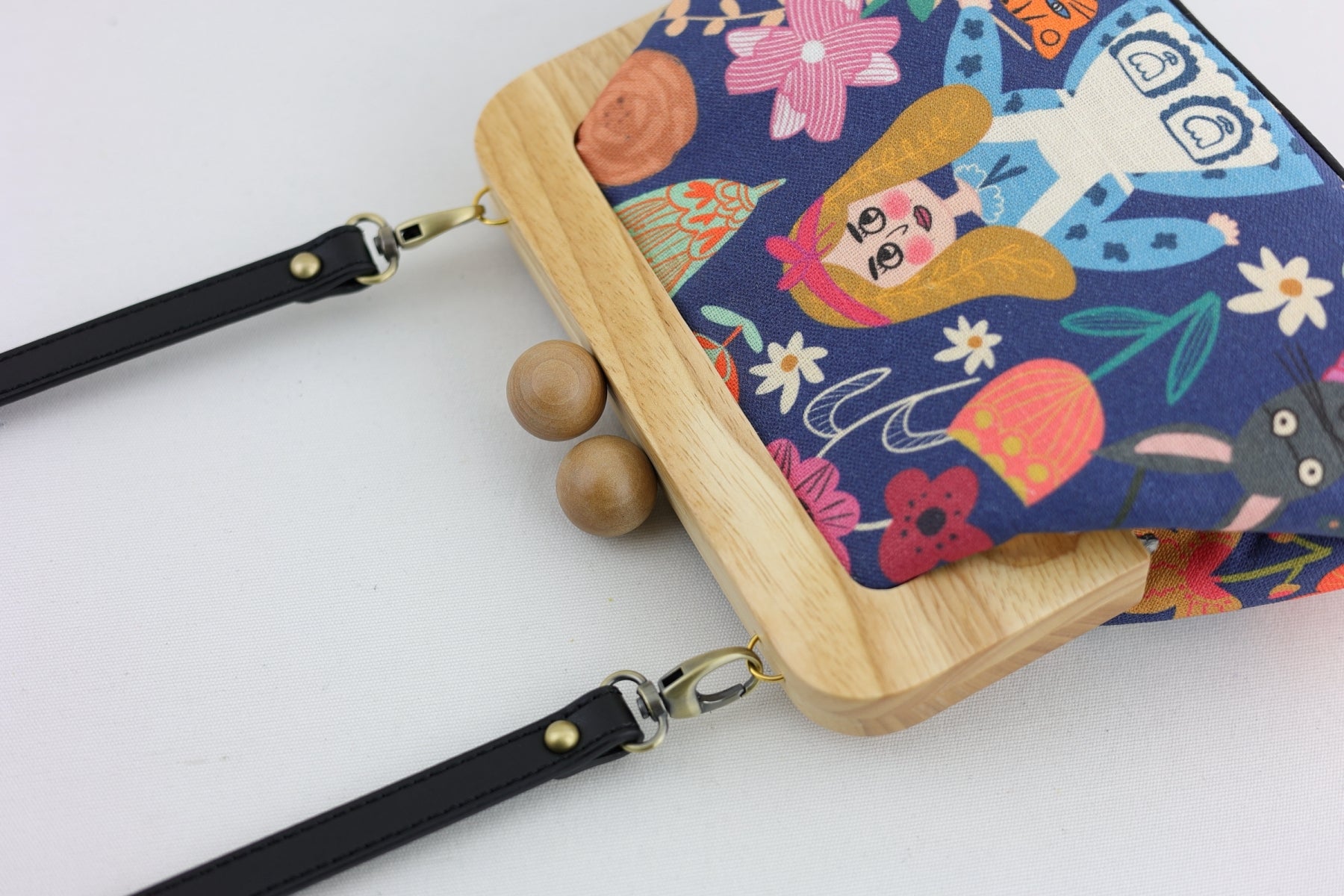 Alice in Wonderland Blue Clutch Bag | PINK OASIS