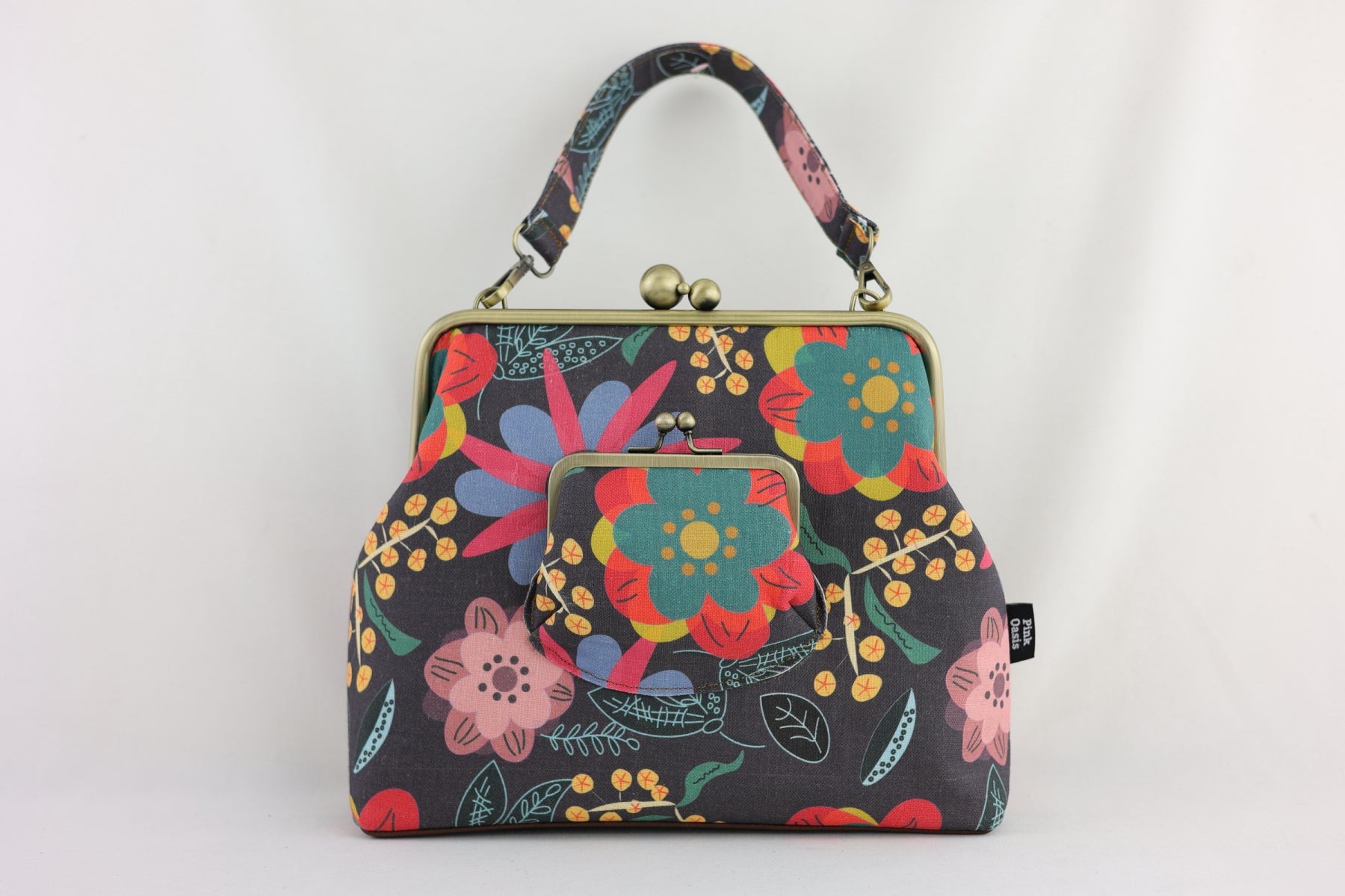 Backyard Garden Handbag and Crossbody 2 Way Bag | PINK OASIS
