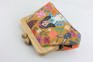 Alice in Wonderland Mustard Clutch Bag | PINK OASIS