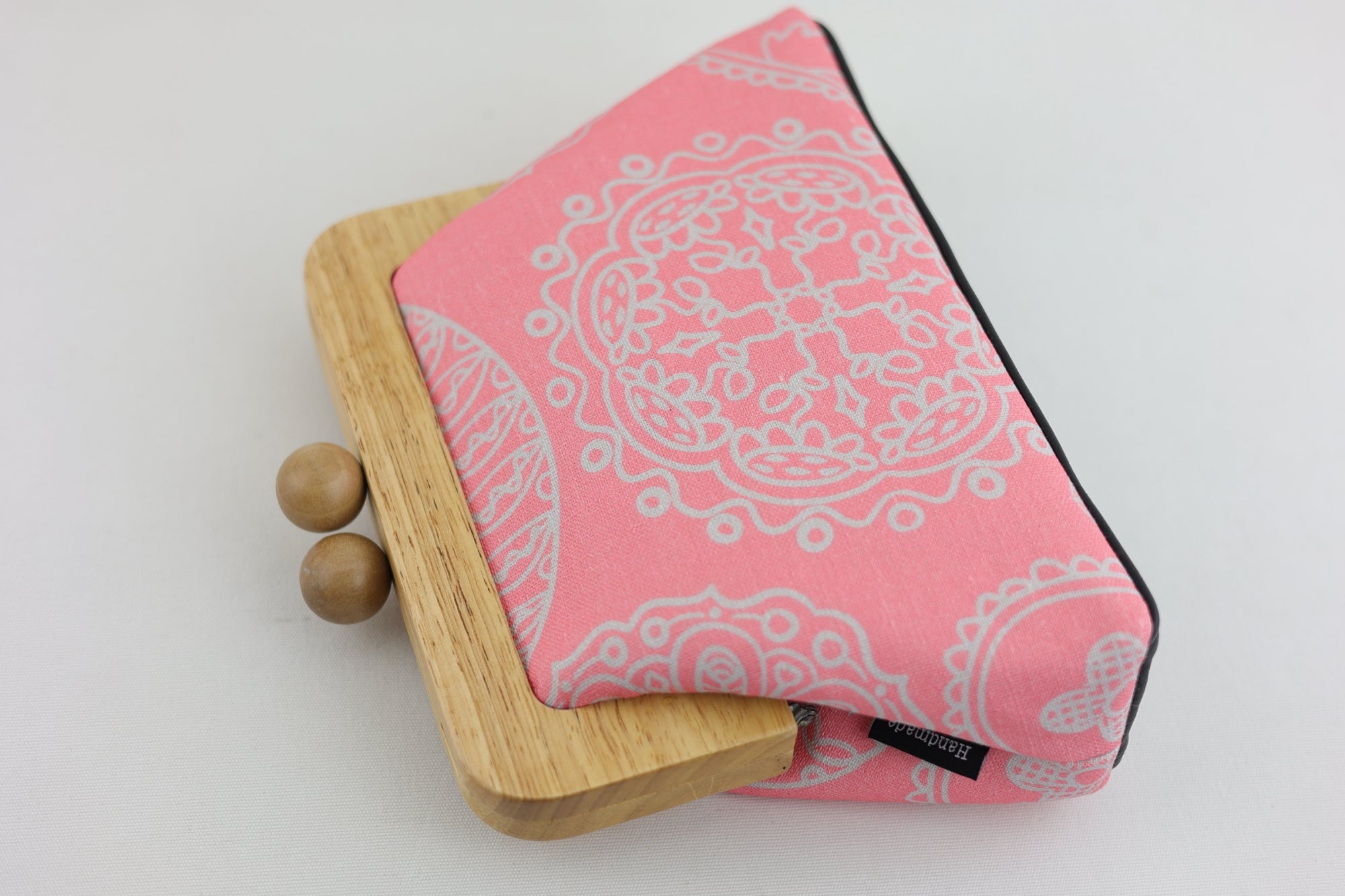 Mandala Pink Floral Pattern Clutch | PINK OASIS