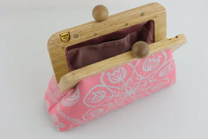 Mandala Pink Floral Pattern Clutch | PINK OASIS