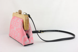 Mandala Pink Floral Pattern Clutch | PINK OASIS