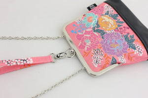Peonies Garden Pink Wristlet | PINK OASIS