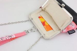 Peonies Garden Pink Wristlet | PINK OASIS