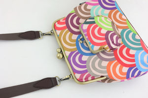 Rainbow Handbag and Crossbody 2 Way Bag | PINK OASIS