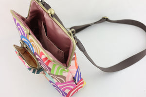 Rainbow Handbag and Crossbody 2 Way Bag | PINK OASIS
