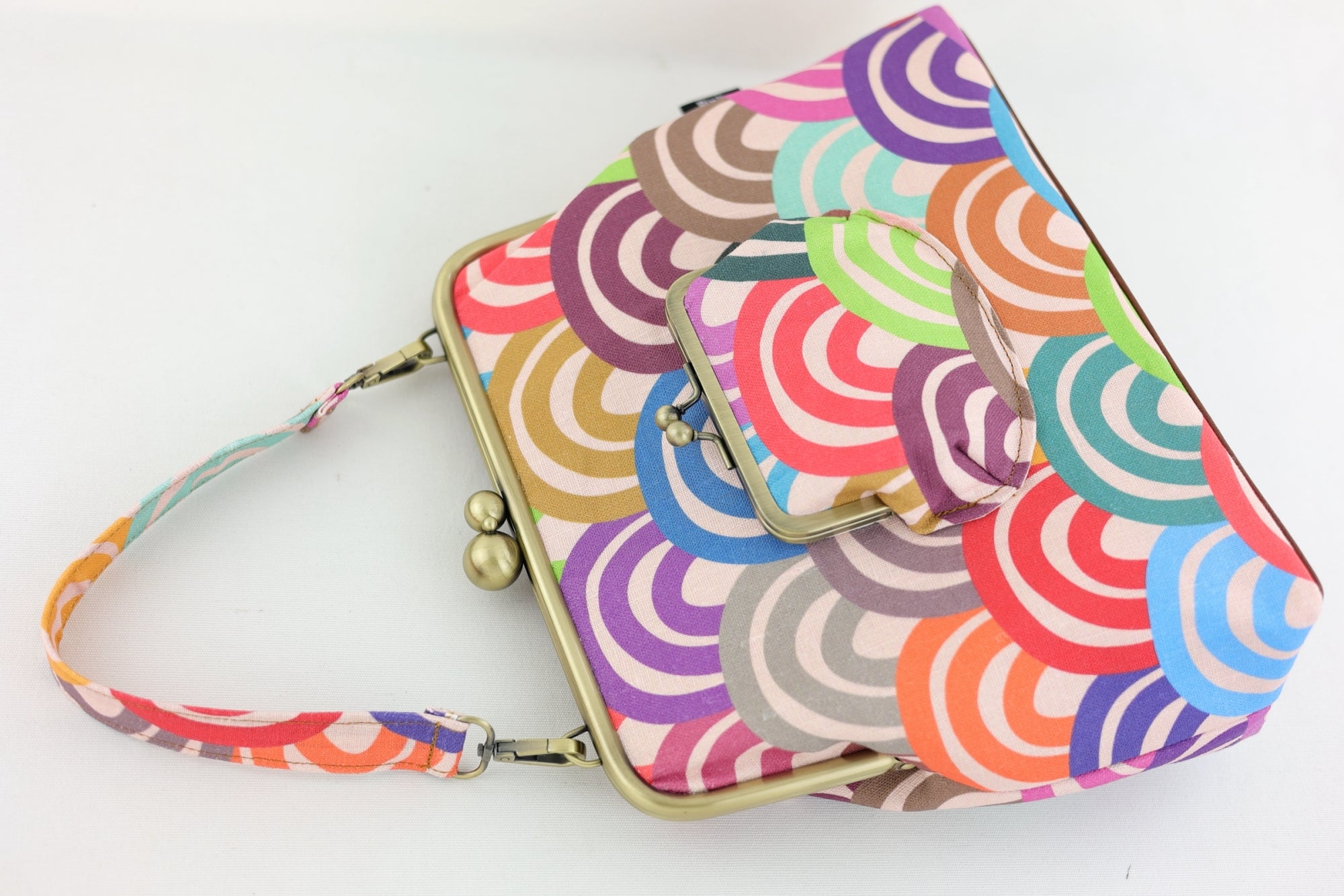 Rainbow Handbag and Crossbody 2 Way Bag | PINK OASIS