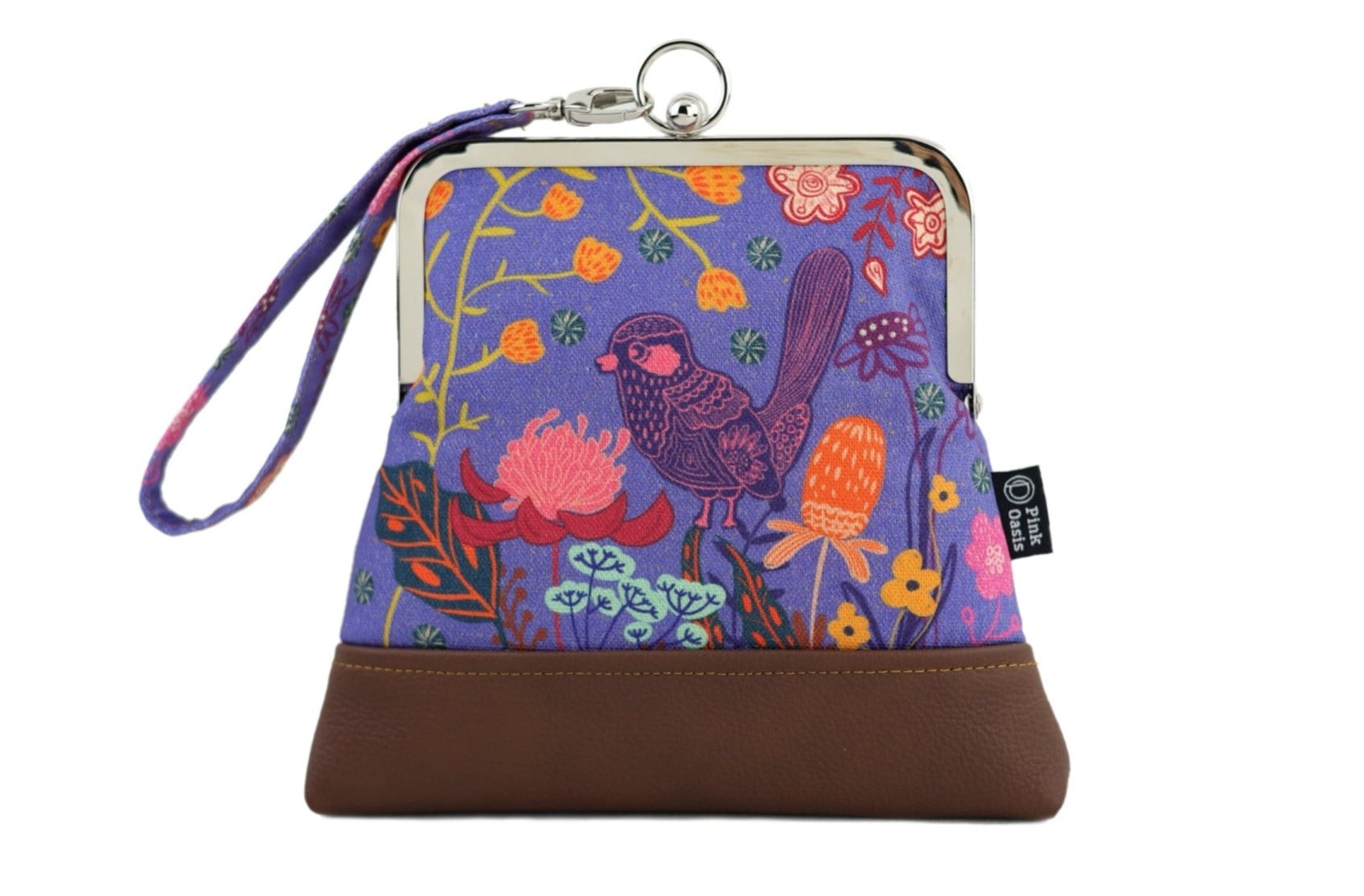 Blue Wren Waratah & Banksia Wristlet | PINK OASIS