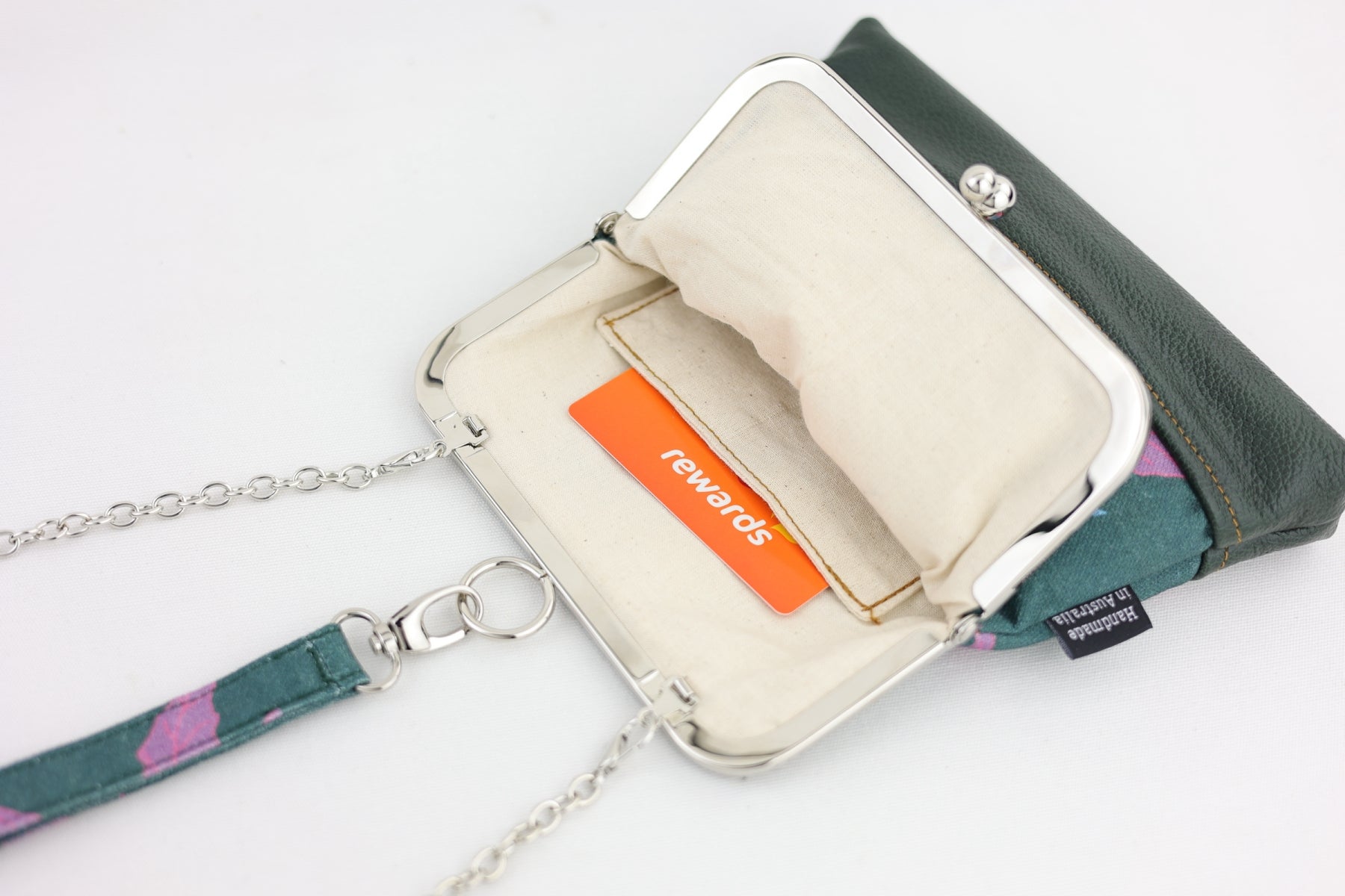 Torch Ginger Flower Emerald Wristlet | PINK OASIS