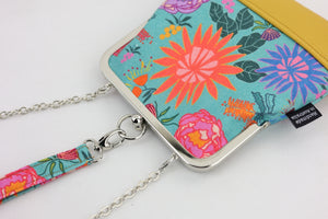 Bright and Bold Flowers Wristlet | PINK OASIS