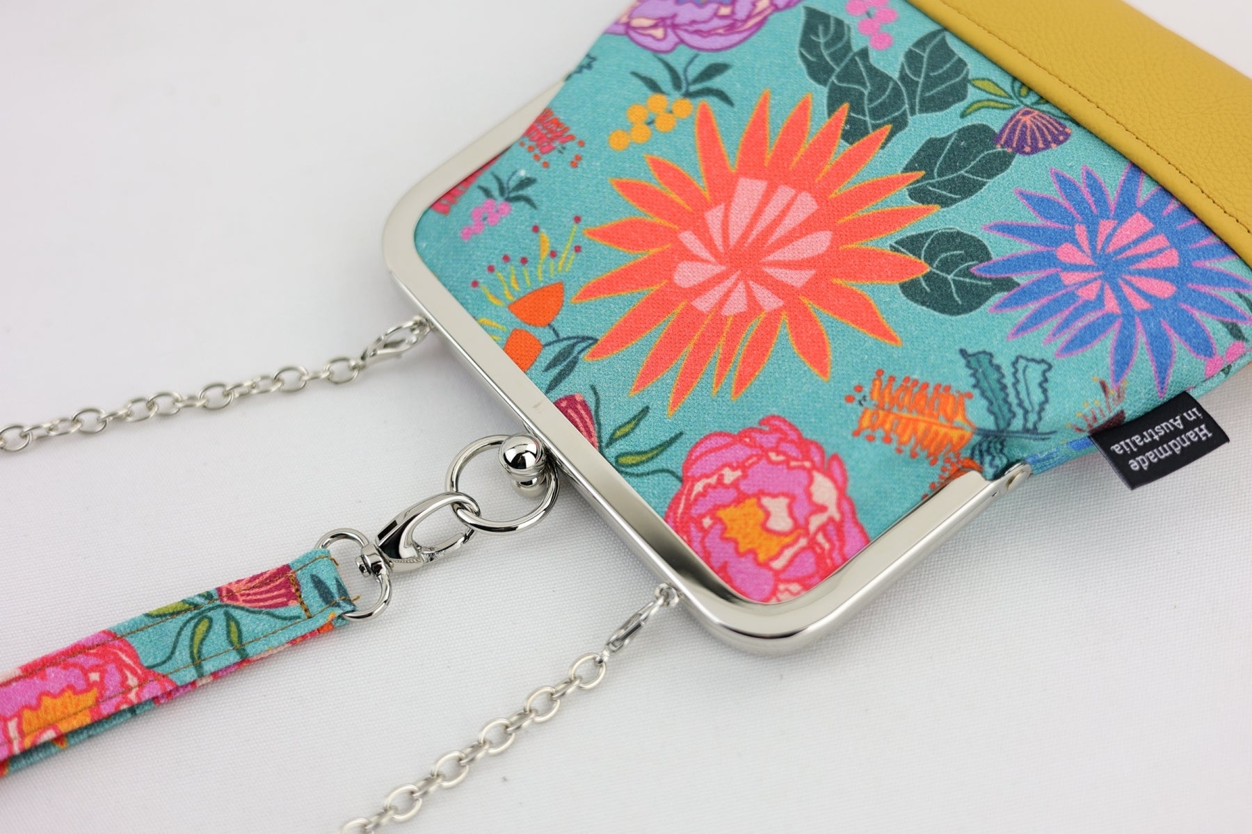 Bright and Bold Flowers Wristlet | PINK OASIS