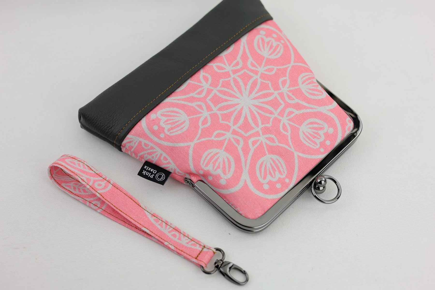 Mandala Pink Wristlet | PINK OASIS