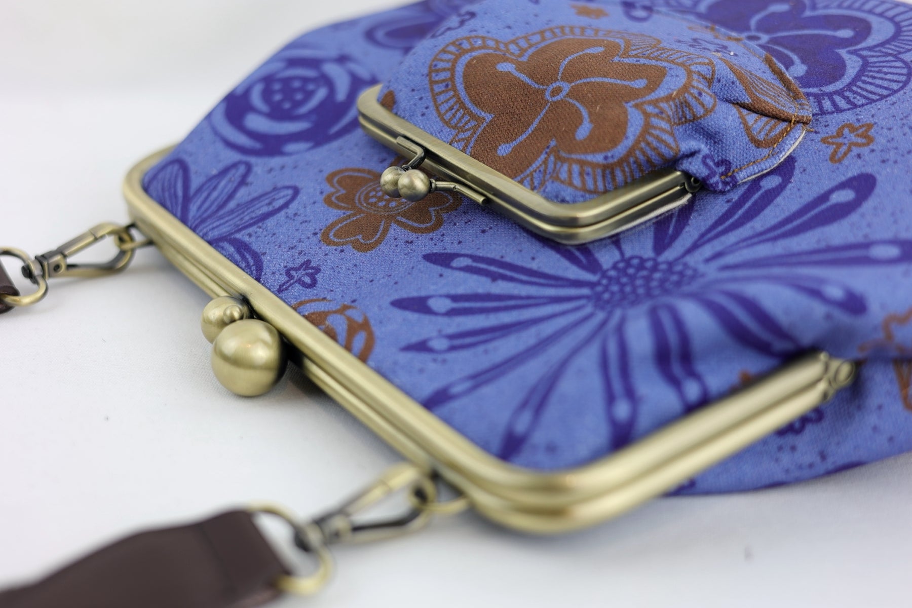 Camellia & Rose Crossbody Bag Handmade | PINK OASIS