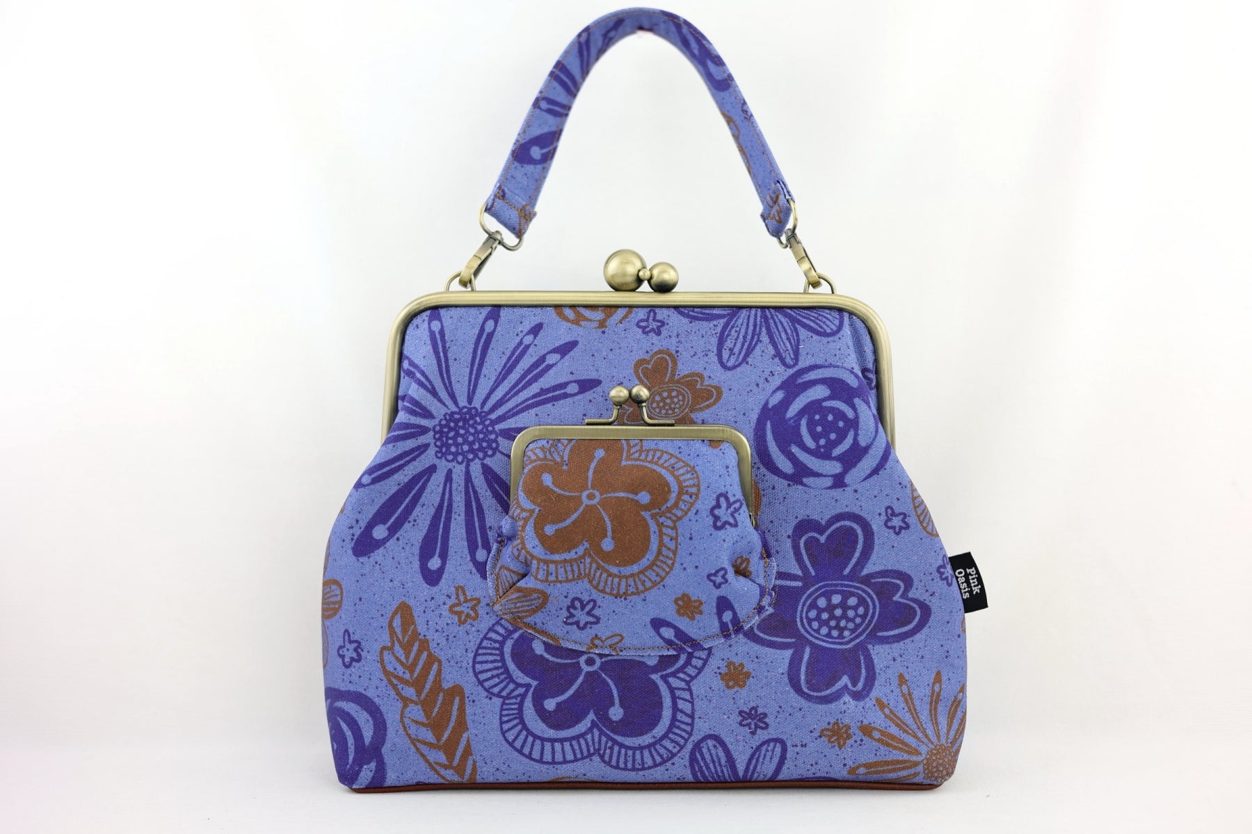 Camellia & Rose Crossbody Bag Handmade | PINK OASIS