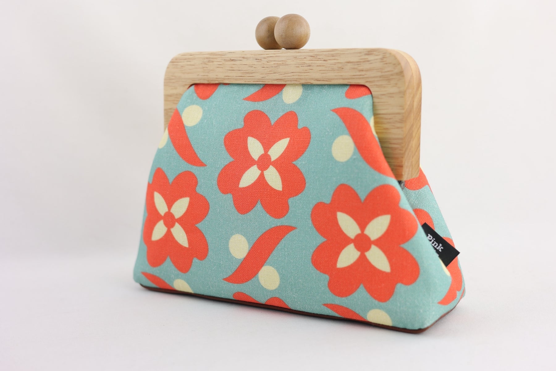 Daisy Orange & Teal Clutch | PINK OASIS