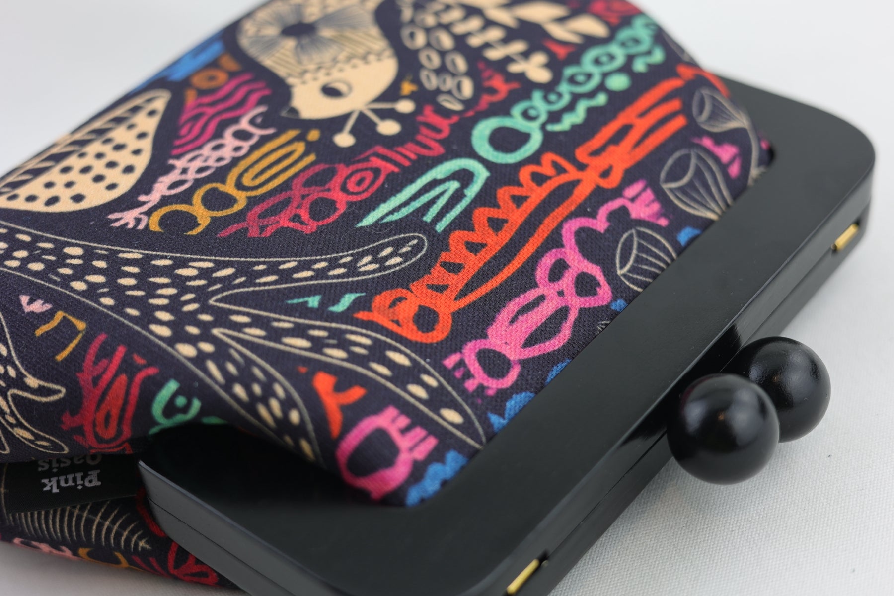Handmade Peacock Clutch | PINK OASIS