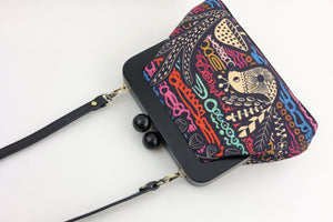 Handmade Peacock Clutch | PINK OASIS