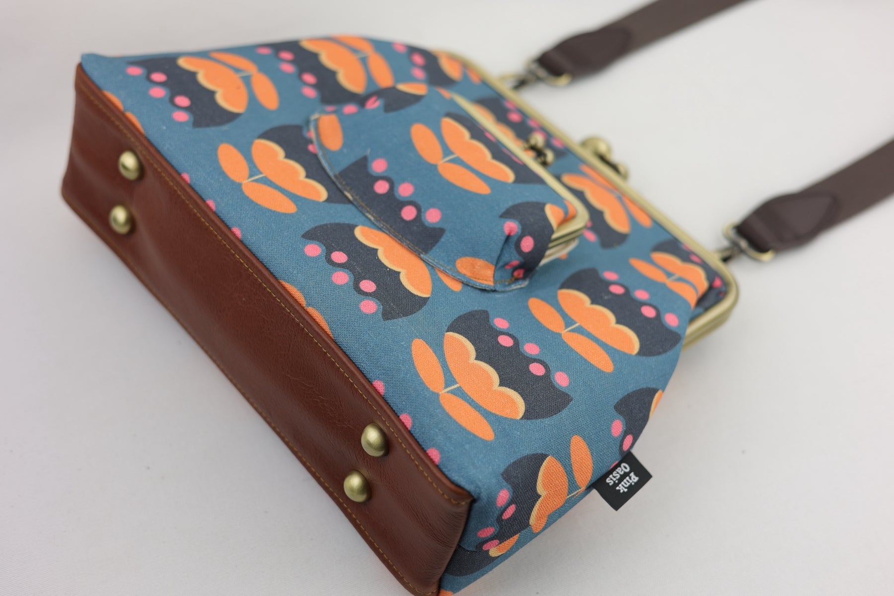 Tulip Flowers Handbag and Crossbody 2 Way Bag | PINK OASIS