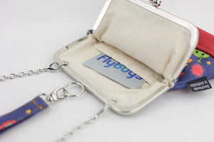 David's Space Blue & Red Wristlet | PINK OASIS