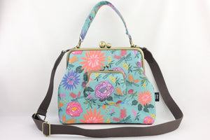 Bright & Bold Flowers Handbag and Crossbody 2 Way Bag | PINK OASIS