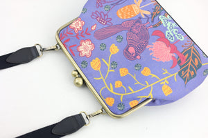 Blue Wren, Waratah & Banksia Crossbody Handbag | PINK OASIS