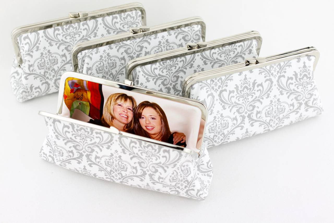 Personalised Photo Clutch for the mother of bride and Groom | PINKOASIS