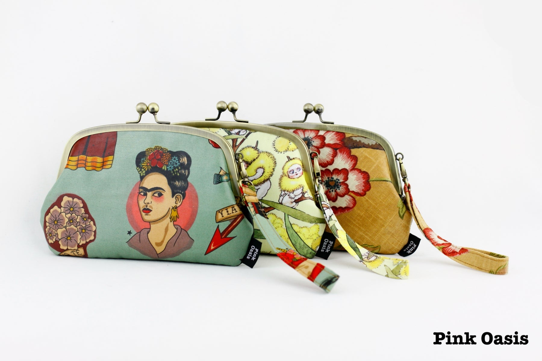 Handmade Ladies Wristlet Wallet | PINKOASIS