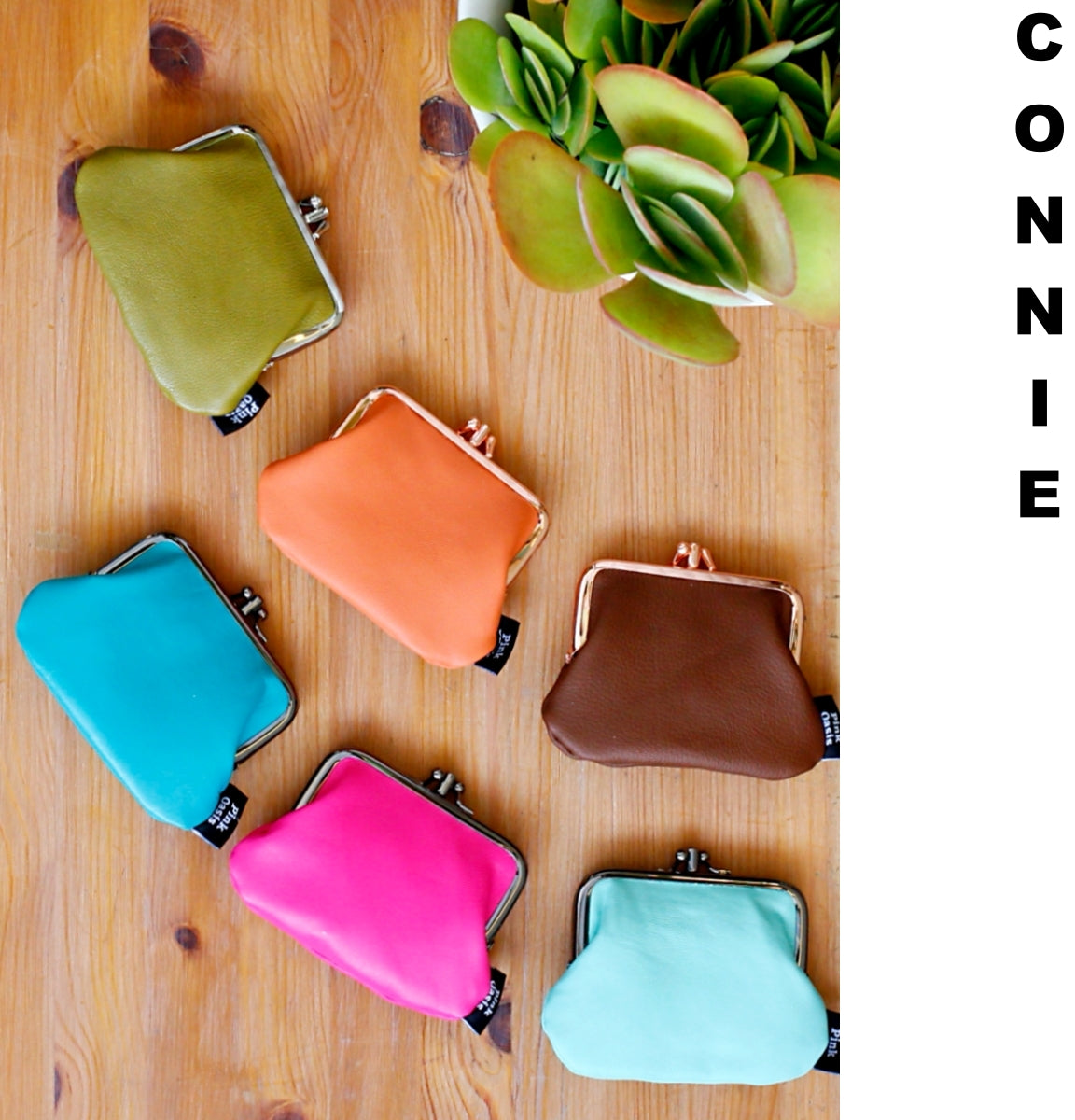 Leather Coin Purses Handmade in Australia | PINK OASIS